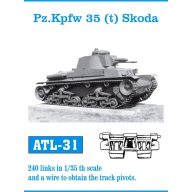 Friulmodel Tracks for Pz.Kpfw 35 (t) Skoda 1:35 (ATL-031)