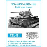   Friulmodel Tracks for KV-I/ KV-II. Light type track 1:35 (ATL-051)