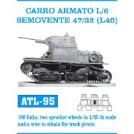   Friulmodel Tracks for CARRO ARMATO L/6 SEMOVENTE 47/32 L40 1:35 (ATL-095)