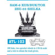   Friulmodel Tracks for SAM-6 KUB/BUK/TOR ZSU-23 SHILKA 1:35 (ATL-103)