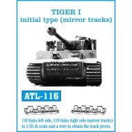   Friulmodel Tracks for TIGER I initial type (mirror tracks) 1:35 (ATL-116)