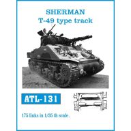 Friulmodel Tracks for SHERMAN T-49 type track 1:35 (ATL-131)