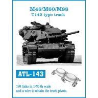   Friulmodel Tracks for M48/M60/M88 T142 type track 1:35 (ATL-143)