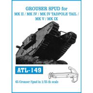   Friulmodel Tracks for GROUSER SPUD for MK II/MK IV /MKIV TADPOLE TAIL/MK V/MK IX 1:35 (ATL-149)