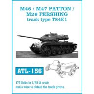   Friulmodel Tracks for M46 /M47 PATTON M26 PERSHING track type T84E1 1:35 (ATL-156)