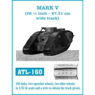   Friulmodel Tracks for MARK V (26 1/2 inch-67.31cm wide track) 1:35 (ATL-160)