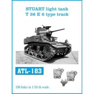   Friulmodel Tracks for STUART light tank T 36 E 6 type track 1:35 (ATL-183)