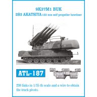   Friulmodel Tracks for 9K37M1 BUK 2S3 AKATSIYA 152 mm self propeller howitzer 1:35 (ATL-187)