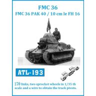   Friulmodel Tracks for FCM 36 / FCM 36 PAK 40 / 10 cm le FH 16 1:35 (ATL-193)