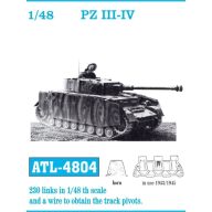 Friulmodel Tracks for PZ III - IV 1943/1945 1:48 (ATL-4804)