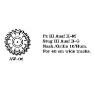   Friulmodel Tracks for Pz III (H-N) / Stug III (B-C) Nashorn  / Hummel Nashorn  / Hummel 1:35 (AW-02)
