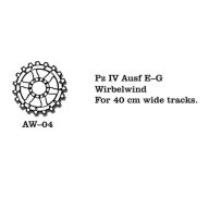 Friulmodel Tracks for Pz IV (E-G) / Wirbelwind 1:35 (AW-04)