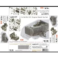   Five Star Master PONTOS Sd. Kfz. 251 Engine Detail Up Set 1:16 (16001FT)