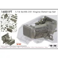   Five Star Master PONTOS Sd. Kfz. 251 Engine Detail Up Set 1:16 (16001FT)