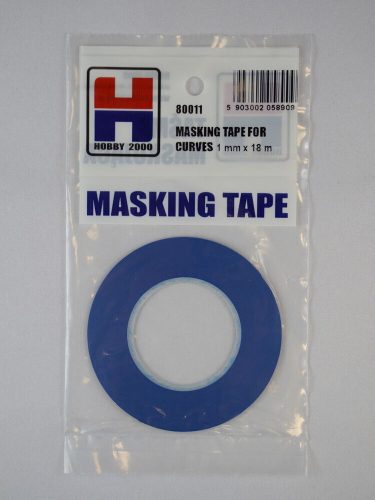 Hobby 2000 Masking Tape For Curves 1 mm x 18 m  (H2K80011)