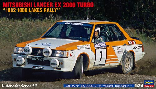 Hasegawa HC38 Mitsubishi Lancer EX 2000 Turbo "1982 1000 Lakes Rally" 1:24