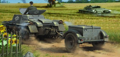 Hobby Boss Munitionsschlepper auf Panzerkampfwagen I Ausf A with Ammo Trailer 1:35 (80146)