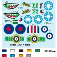   Hobby Boss P-40B/C ''HAWK''-81A 1:72 (80209)