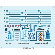   Hobby Boss General Dynamics F-16A Fighting Falcon 1:72 (80272)