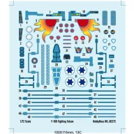  Hobby Boss General Dynamics F-16B Fighting Falcon 1:72 (80273)