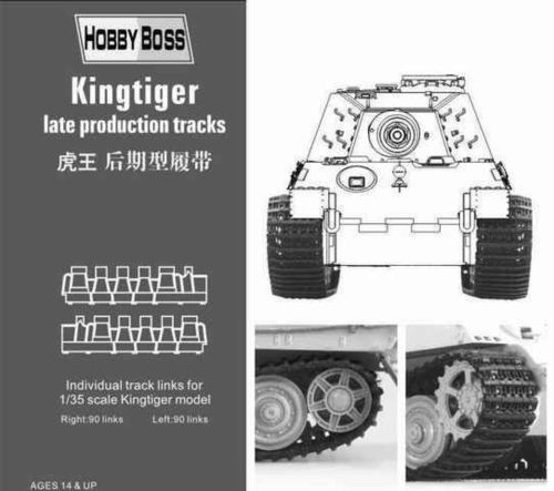 Hobby Boss Kingtiger  late production tracks 1:35 (81002)