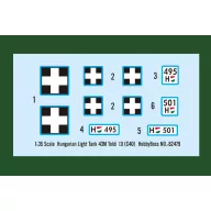   Hobby Boss Hungarian Light Tank 43M Toldi III (C40) 1:35 (82479)