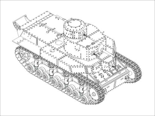 Hobby Boss Soviet T-24 Medium Tank 1:35 (82493)