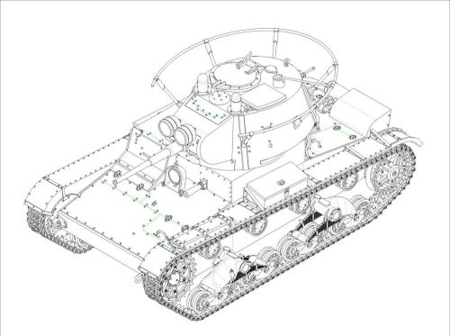 Hobby Boss Soviet T-26 Light Infantry Tank Mod 1938 1:35 (82497)