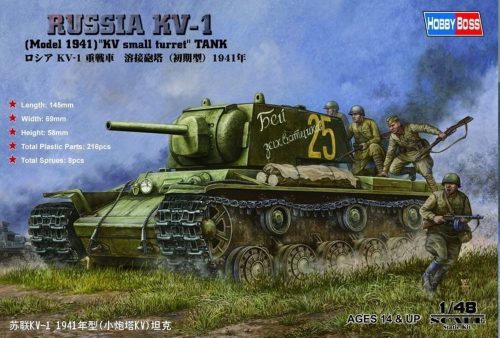 Hobby Boss Russian KV-1 1941 Small Turret tank 1:48 (84810)
