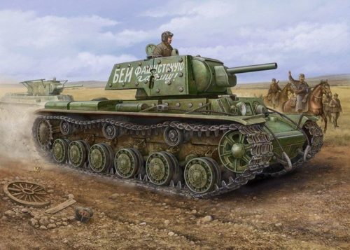 Hobby Boss Russian KV -1'S Ehkranami tank 1:48 (84811)