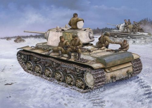 Hobby Boss KV-1 1942 Heavy Cast Turret Tank 1:48 (84813)