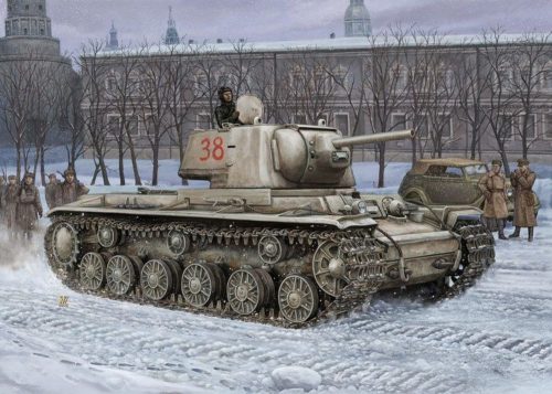 Hobby Boss Russian KV -1'S Ehkranami tank 1:48 (84814)