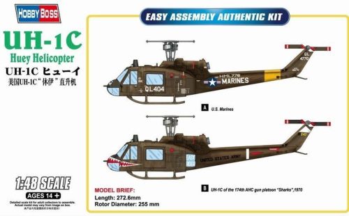 Hobby Boss UH-1C Huey Helicopter 1:48 (85803)