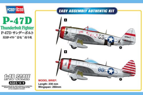 Hobby Boss P-47D Thunderbolt Fighter 1:48 (85811)