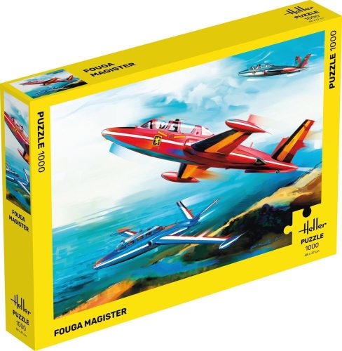 Heller Puzzle Fouga Magister 1000 Pieces  (20510)