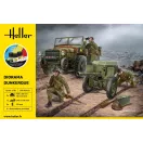 Heller Dunkerque Diorama Set 1:35 (Laffly+25mm Gun+3 Figures+Base) (35326)
