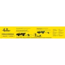 Heller Dunkerque Diorama Set 1:35 (Laffly+25mm Gun+3 Figures+Base) (35326)