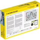 Heller STARTER KIT F-16 Dark Falcon 1:48 (35411)