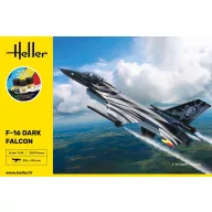 Heller STARTER KIT F-16 Dark Falcon 1:48 (35411)