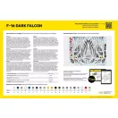 Heller STARTER KIT F-16 Dark Falcon 1:48 (35411)