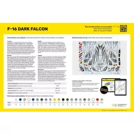 Heller STARTER KIT F-16 Dark Falcon 1:48 (35411)