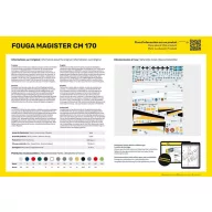 Heller STARTER KIT Fouga Magister CM 170 1:48 (35510)