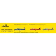 Heller STARTER KIT Fouga Magister CM 170 1:48 (35510)
