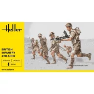 Heller Britische Infanterie 8. Armee 1:72 (49609)