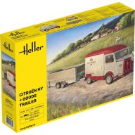 Heller Citroen HY + Goods Trailer 1:24 (50331)