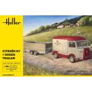 Heller Citroen HY + Goods Trailer 1:24 (50331)