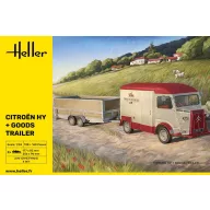 Heller Citroen HY + Goods Trailer 1:24 (50331)