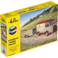 Heller STARTER KIT Citroen HY + Goods Trailer 1:24 (52331)