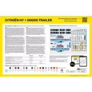 Heller STARTER KIT Citroen HY + Goods Trailer 1:24 (52331)