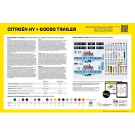 Heller STARTER KIT Citroen HY + Goods Trailer 1:24 (52331)